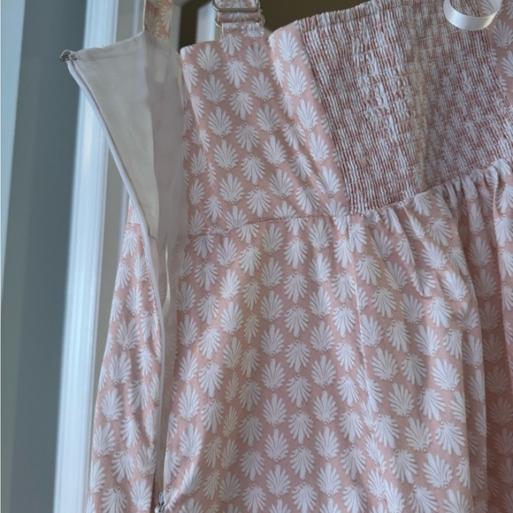 Hill House Home - The Rowena Dress - Coral Baroque Shell Cotton Sateen NWT - Picture 6 of 10